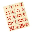 thumbnail image 2 of Tablero de clasificación de números Montessori, juego de matemáticas, tablero de matemáticas con números de madera, juguete educativo Montessori para, 2 of 9