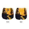 thumbnail image 3 of Gukieu Sunset River Pine Trees Print Women's Sports Shorts with Drawstring Elastic Waistband for Running, Yoga, Fitness-Medium, 3 of 7