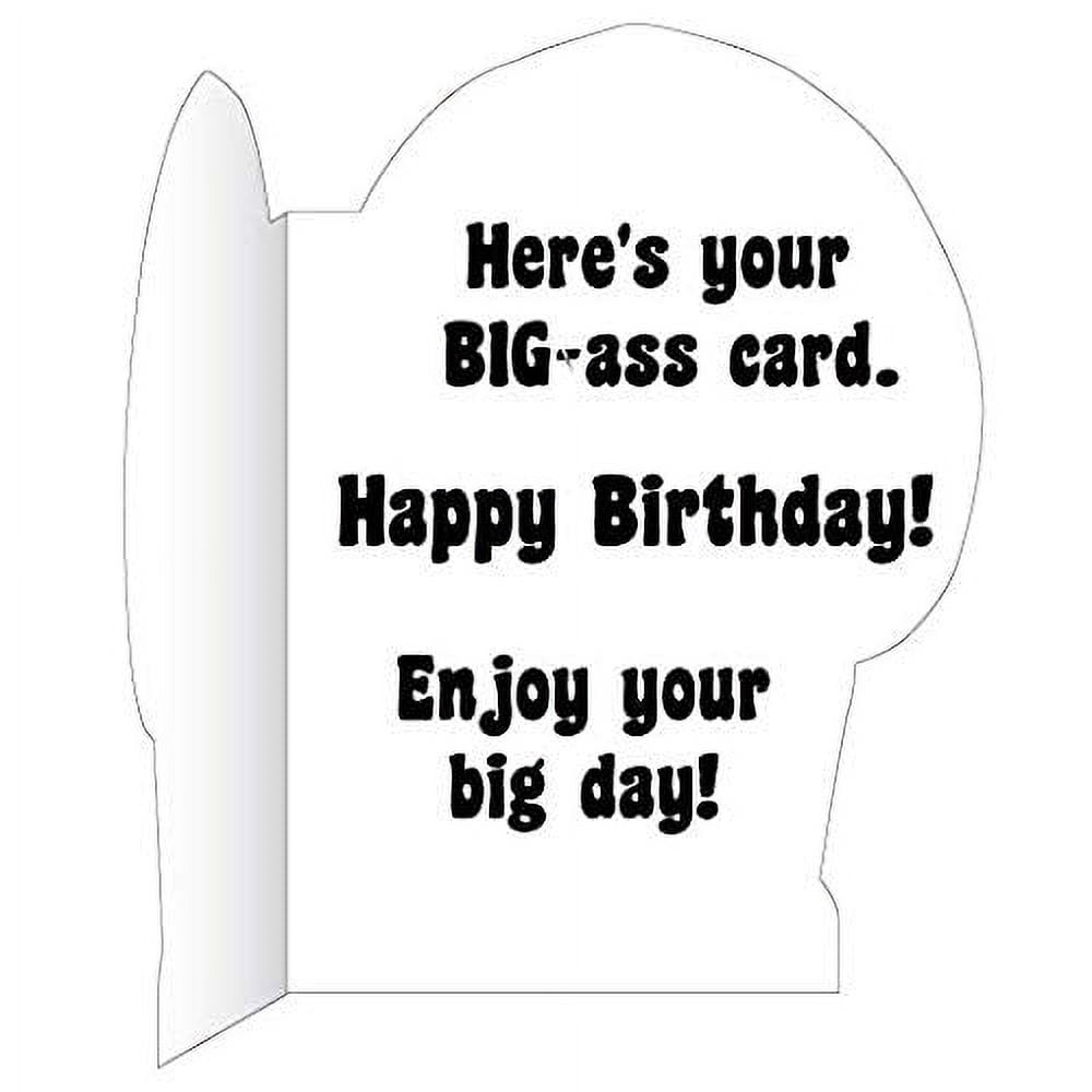 VictoryStore Jumbo Greeting Cards:Giant Birthday Card (Hippo), 2 feet x 3 feet Card with Envelope 12409