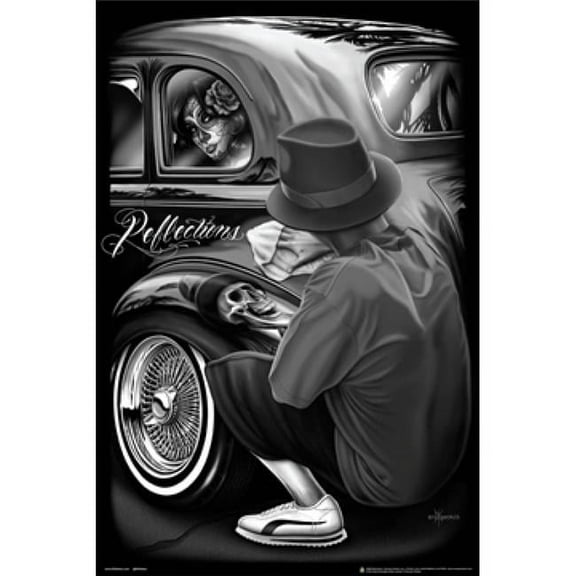 Posterazzi  David Gonzales Art - Reflections Poster Print - 24 x 36 in.