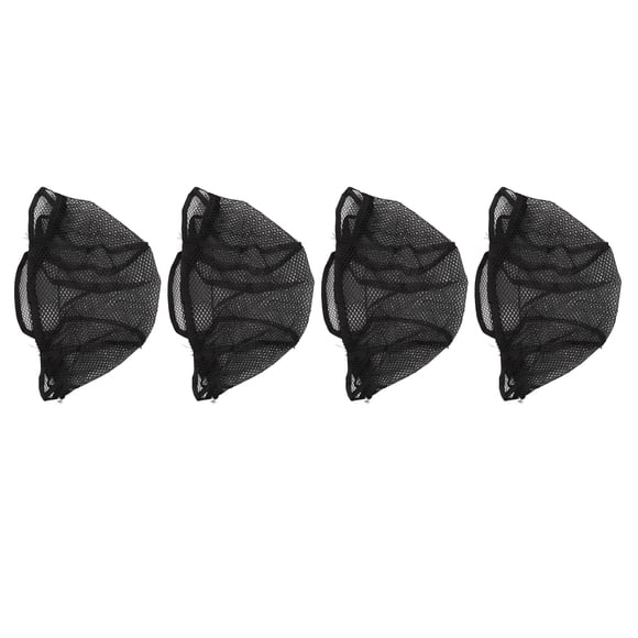 Gorro De Peluca De Malla De 4 Piezas Gorro De Peluca De Media De Red De Malla De Nailon Elástico Transpirable Para Disfraz De Cosplay