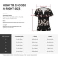 thumbnail image 5 of Naloa Japanese White Crane Print T-Shirts Short Sleeve V Neck Tees for Women Fashion Tops Trendy Lightweight Soft Casual Summer Outfits Clothes, 5 of 5