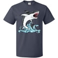 thumbnail image 3 of Inktastic Great White Shark Jumping T-Shirt, 3 of 5