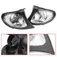 thumbnail image 3 of Par de lentes de luz de esquina, cubierta de luz de señal de giro, lentes transparentes para BMW E46 3-Series 4DR 2002-2005, 3 of 10