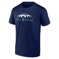 thumbnail image 2 of Men's Navy Seattle Mariners Mountains T-Shirt, 2 of 3