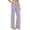 Purple, variant on Arlun Striped Linen Pants for Women Breathable Lightweight Flowy Palazzo Drawstring Elastic Waist Trousers with Pockets Summer Stylish Beach Vacation Clothes Yellow XL