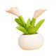 thumbnail image 5 of Estatua de resina artificial figura artística decoración de bonsai artesanía de interior ornamento de interior plantas falsas para sala de mesa Estilo D, 5 of 9