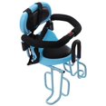 thumbnail image 2 of Bicycle Rear Baby Seat Bike Fenced Seat for Child Carrier Rack Mounted with Handrail & Locking Mechanism for Baby (Blue), 2 of 4