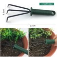 thumbnail image 3 of 5pcs Household Garden Tool Sets Essential Gardening Tools Potted Gardening Starter Kit Trowels Pruning Shear 3-Teeth Rake Transplanting Tool Watering Can, 3 of 8