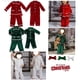 thumbnail image 2 of Pijamas navideños a juego para niños y niñas, conjuntos de pijamas de terciopelo rojo para niños, ropa de dormir para bebés, pijamas en blanco para niños 2023, 2 of 4