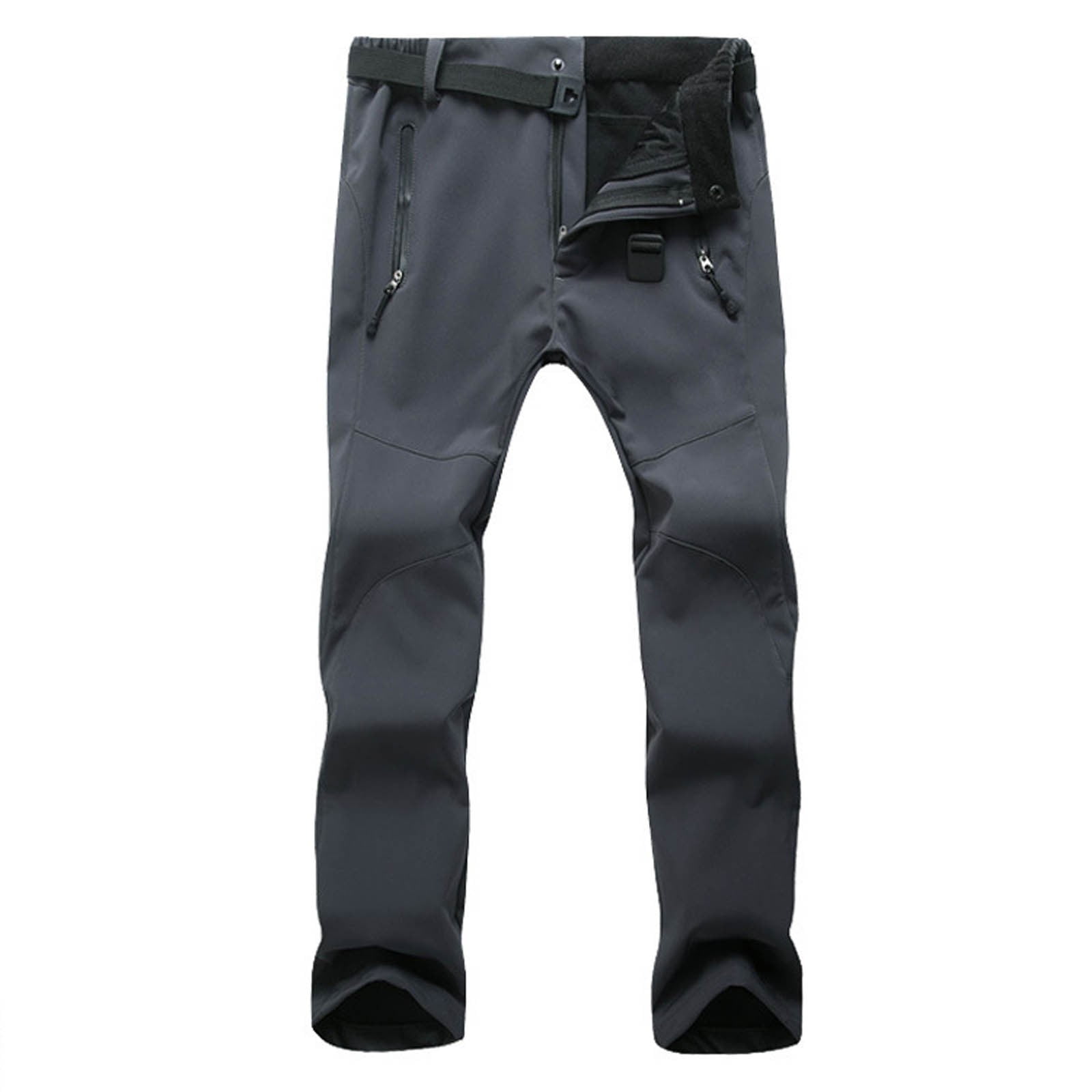 Thick Thermal Fleece Trousers Mens Waterproof Outdoor Tactical Combat Work Pants