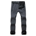 thumbnail image 2 of HAPIMO Winter Ski Pants for Women High Waist Fall Trousers Outdoor Mountaineering And Skiing Charge Stitching Trendy Clothes Solid Patchwork Gray S, 2 of 4