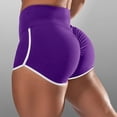 thumbnail image 2 of Yoga Shorts for Women Basic Slip Bike Compression Leggings Capris Running Workout Shorts, 2 of 5