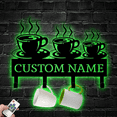 thumbnail image 4 of Glowneon Custom Coffee Key Hooks, Coffee Shop Name Sign, Wall Hook, 4 of 4