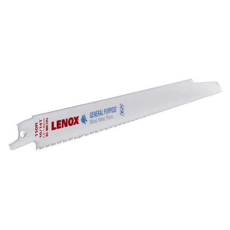 

Lenox Tools Reciprocating Saw Blades 110R Bi-Metal 12 in. L