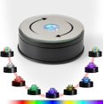 thumbnail image 1 of Onepec Rotating LED Base with 7 Lights 9 Modes,Rotation Lighted Bases,Light Base for Glass Art, Nice Crystal Collection Party Decor Display Platform(Black), 1 of 6