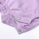 thumbnail image 3 of Body De Bebé Canastilla Onesies Para Niños Pequeños Otoño Primavera Niñas Niños Lindo Mameluco Manga Larga Botón Sudadera Monos Púrpura Odeerbi LM103-4255, 3 of 5