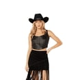 thumbnail image 4 of Sombrero vaquero italiano retro western para mujeres y hombres de ala ancha, 4 of 7