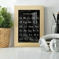thumbnail image 5 of Alphabet Chart - Framed Print w/glass - Natural Wood, 5 of 6
