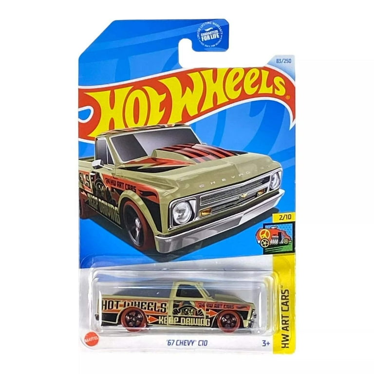Hot Wheels 67 Chevy C10 83/250 HW Art Cars 2/10 - Walmart.com