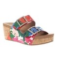 thumbnail image 2 of Corkys Womens Main Squeeze Floral Studded Wedge Slide  Casual Shoes, 2 of 5