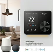 Energizer Smart Thermostat, Programmable Dual Band Wi-Fi Thermostat with 3.5” Color Touch Screen