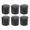 thumbnail image 1 of Cylindrical Door Handle for Sliding Doors Black Plastic 6 Pieces 0.5 Inch Diameter, 1 of 8
