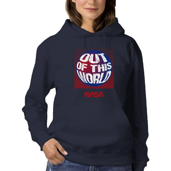 NASA Nasa Out Of This World Hoodie Women -NASA Designs, Female 3X-Large