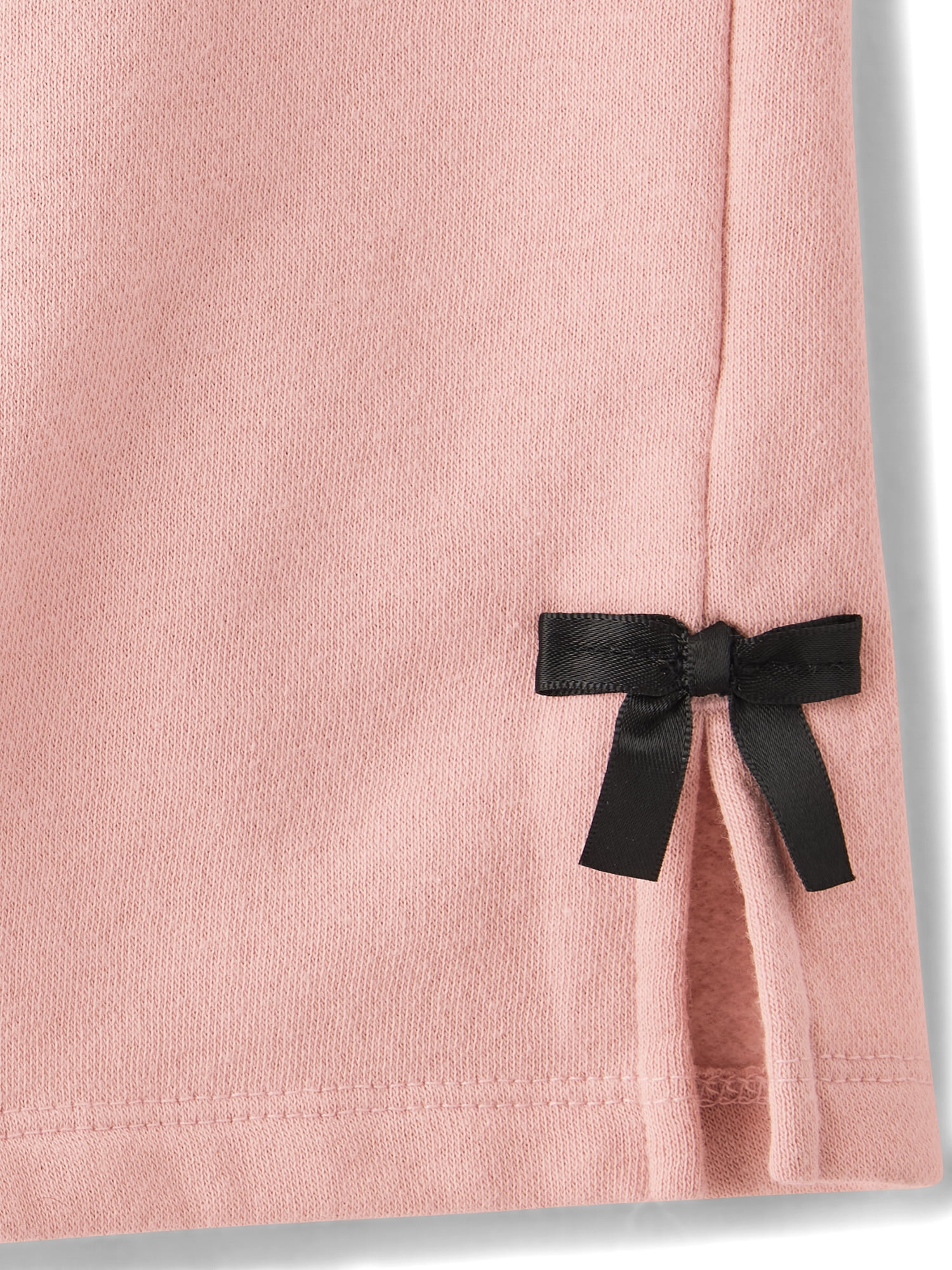 The Children's Place Toddler Girls Long Sleeve Bow Fleece Outfit Set, 2-Piece, Sizes 12M-5T