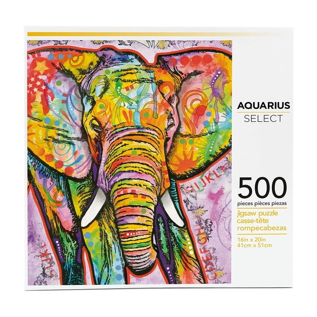Puzle AQUARIUS Dean Russo Elephant 500 piezas 40x50 cm