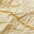 thumbnail image 4 of Valloey Rover 18K Gold Vacuum Plated Delicate Laser Cut Flat Ball Chain Bracelet for Women Jewelry, 4 of 5