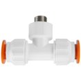 thumbnail image 4 of Juego de 4 conectores en T para tuberías de 20 mm con rosca macho G1/2" y accesorios de plástico PPR para agua, 4 of 8
