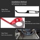 thumbnail image 5 of LeftHand Driving Carbon Fiber LHD Car Window Lift Switch Button Panel Frame Cover Trim Sticker for E90 (B), 5 of 5