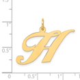 thumbnail image 3 of 14k Large Fancy Script Initial H Charm in 14k Yellow Gold, 3 of 3