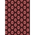 thumbnail image 1 of Ahgly Company Machine Washable Indoor Rectangle Transitional Cherry Red Area Rugs, 5' x 7', 1 of 7