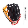thumbnail image 2 of HLONK Youth Baseball Glove PVC Thickened Softball Mitt for Kids & Adults Right Hand Throw - Comfortable Wrist Support  Durable Hand Sewn Design  Perfect for Training  Infield  Pitcher & C, 2 of 2