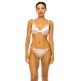 thumbnail image 2 of Jennifer Intimate Thong Peacock Lace Front Smooth Satin Finish No Panty Lines Black Only Sizes (S/M–L/XL), 2 of 3