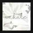 thumbnail image 2 of Kimberly Allen 12x12 Black Modern Wood Framed Wall Art Titled - Inhale Gray, 2 of 6