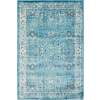 thumbnail image 4 of Unique Loom Imperial Collection Area Rug - Bosphorus (4' 1" x 6' 1" Rectangle Blue/Ivory), 4 of 6