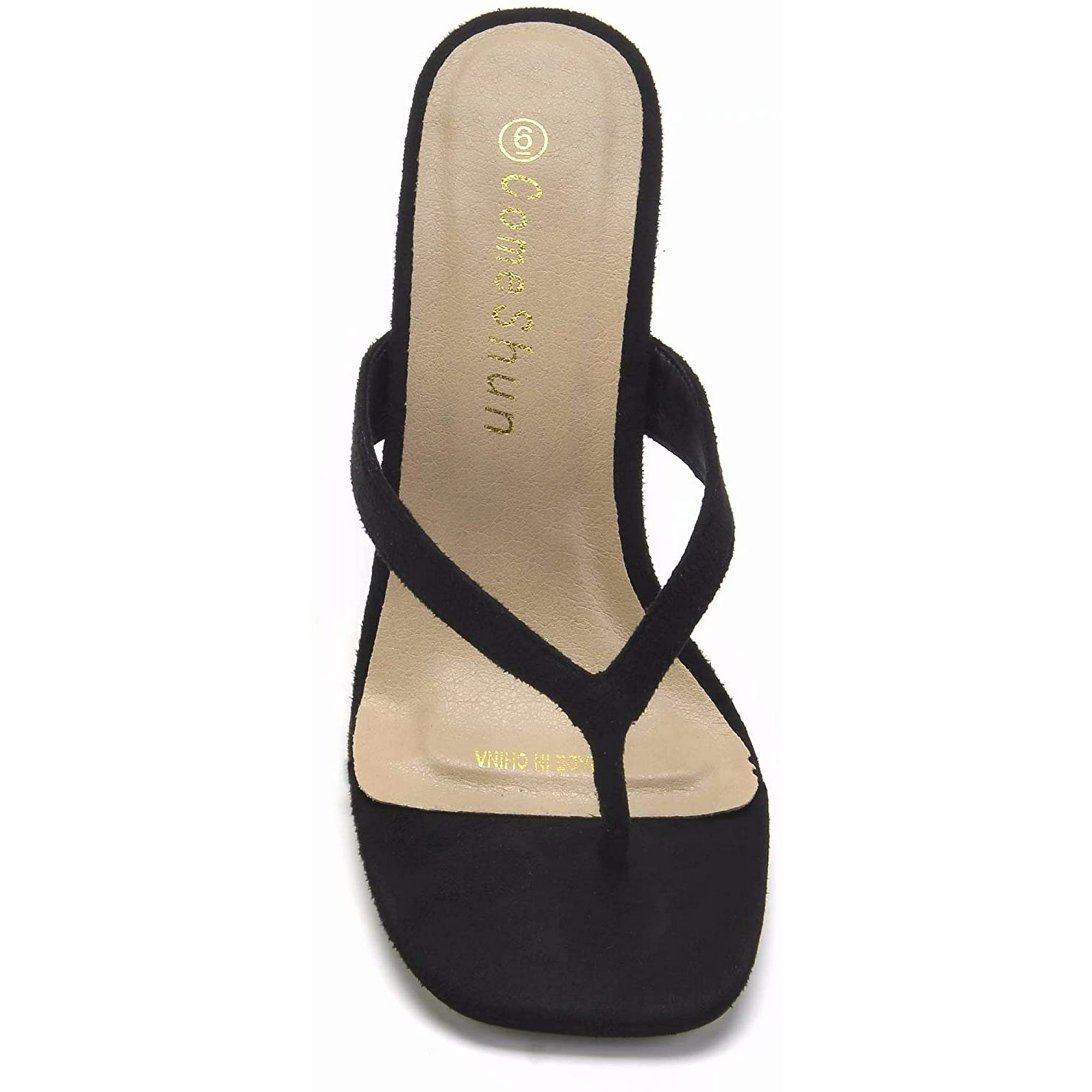 Kitten heel flip flop sandals new arrivals