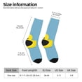 thumbnail image 2 of Logiee Cute Ducky Print Adult Socks for Men & Women,Calf Socks, Ankle Socks,Boots Socks,Breathable Casual Sock,Unisex Crew Socks, 2 of 6
