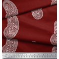 thumbnail image 3 of Soimoi Viscose Chiffon Fabric Paisley Block Decor Fabric Printed Yard 42 Inch Wide, 3 of 3