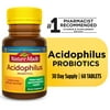 Nature Made Acidophilus Probiotics 1 Billion CFU Per Serving Tablets, 60 Count