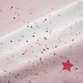 thumbnail image 5 of jejeloiu Pink Sparkling Star Pattern Black Out Curtains Kids,Dreamy Princess Style Curtains Pack of 2 (42x63 Each) For Girls, 5 of 7