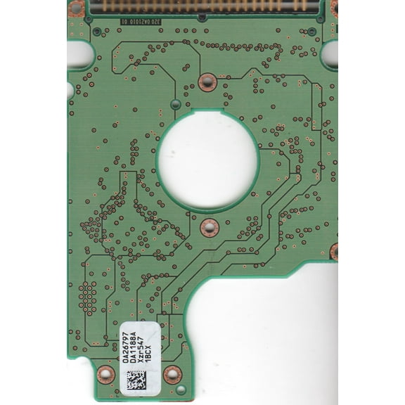 HTS541040G9AT00, 0A26797 DA1188A, PN 0A25372, Hitachi 40GB IDE 2.5 PCB