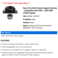 thumbnail image 2 of Rear Drive Shaft Center Support Bearing - Compatible with 2004 - 2009 GMC C5500 Topkick 2005 2006 2007 2008, 2 of 2