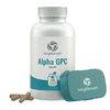 LongLifeNutri Alpha GPC Choline 300 mg - 120 Vegetarian Capsules, Supplement for Focus & Productivity