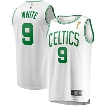 Men's Fanatics Derrick White White Boston Celtics 2024 NBA Finals Champions Fast Break Replica Player Jersey -