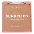 thumbnail image 1 of Polvo facial bronceador mate LAMEL Sunkissed - Fórmula de maquillaje orgánico bronceador de larga duración, sin brillo, no graso - Acabado mate - Piel bronceada natural - N. 401-0.35oz., 1 of 5