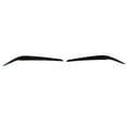 thumbnail image 1 of Head Light Eyebrow, UV Resistance Left Right Antiaging Headlamp Trim Simple Installation Protective  For Car Glossy Black, 1 of 8